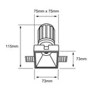 Luminaria de Empotrar en Techo, Residencial, Hospitalidad, Servicios y Diseño RE1073BBCB Construlita
