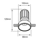 Luminaria de Empotrar en Techo, Residencial, Hospitalidad, Servicios y Diseño RE1074BBCB Construlita