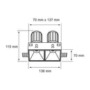Luminaria de Empotrar en Techo, Residencial, Hospitalidad, Servicios y Diseño RE1078BBCB Construlita