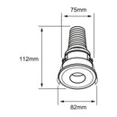 Luminaria de Empotrar en Techo, Residencial, Hospitalidad, Servicios y Diseño RE1087BBCB Construlita