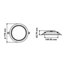 Luminaria de Empotrar en Techo, Residencial, Hospitalidad, Servicios y Diseño RE1107BBNB Construlita