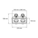 Luminaria de Empotrar en Techo, Residencial, Hospitalidad, Servicios y Diseño RE1306BBCB Construlita