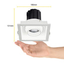 Luminaria de Empotrar en Techo, Residencial, Hospitalidad, Servicios y Diseño RE1309BBCB Construlita