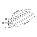 Luminaria de Sobreponer, Residencial, Hospitalidad, Servicios y Diseño Muro RE6070BBCB Construlita