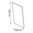 Espejo de Sobreponer, Residencial, Hospitalidad, Servicios y Diseño Muro RE6093SBCB Construlita