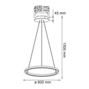 Luminaria de Suspender , Residencial, Hospitalidad, Servicios y Diseño RE8021BBCB Construlita