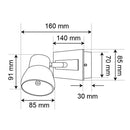 Pared Interior TLLED-100/5W/30CR Freyre I