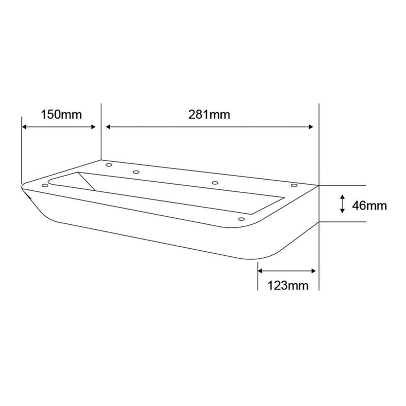 Pared Interior TLLED-404/8W/30B Fuku