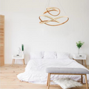 Lámpara colgante de aros uso interior led TP-7058P-2 Marca LEON ILUMINACIÓN - Lite Shop