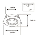 Empotrado Interior YD-905/B Agra
