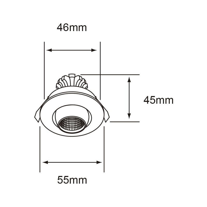Empotrado Interior YDCLED-300/S Abeba