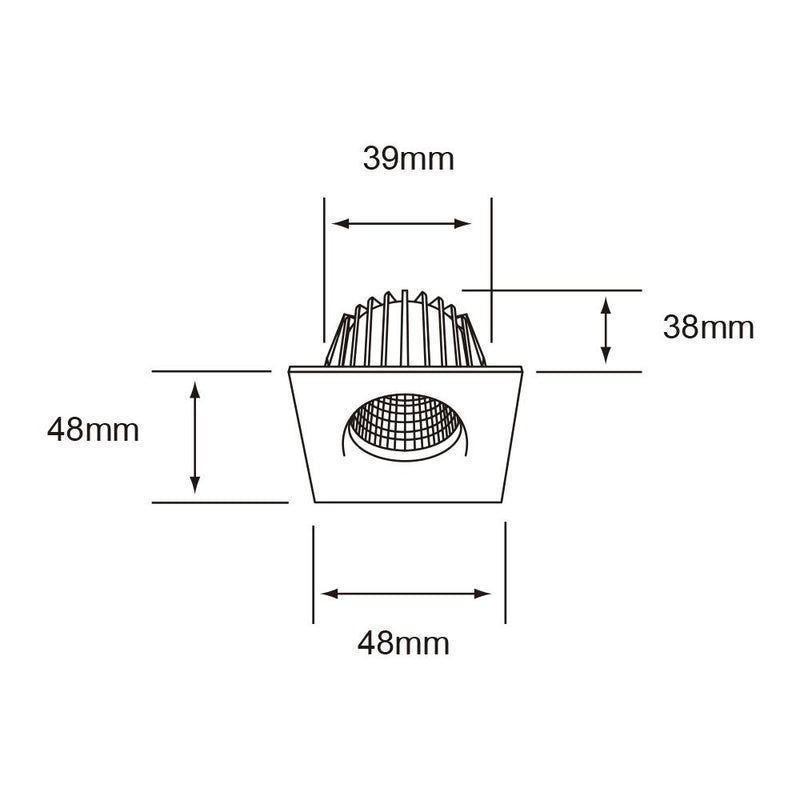 Empotrado Interior YDCLED-315/S Akaba
