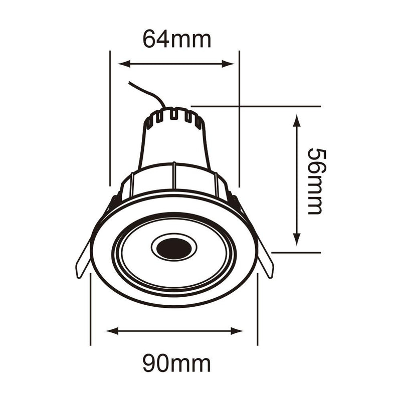 Empotrado Interior YDLED-153/40/B Naos