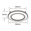 Empotrado Interior YDLED-15RD/9W/40B Munich