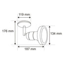 Riel Y Spot Interior YS-400/B Breme I